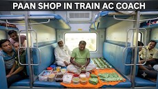 Man sets up paan shop inside train AC coach: Bizarre viral video sparks online debate