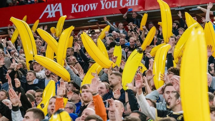Why are Manchester City fans waving inflatable yellow bananas? Story behind the tradition explained