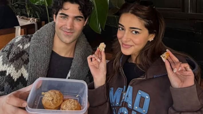 Ananya Panday enjoys muffins with Akshay Kumar’s son Aarav, shares picture from their outing