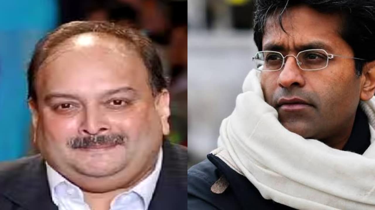 Mehul Choksi and Lalit Modi