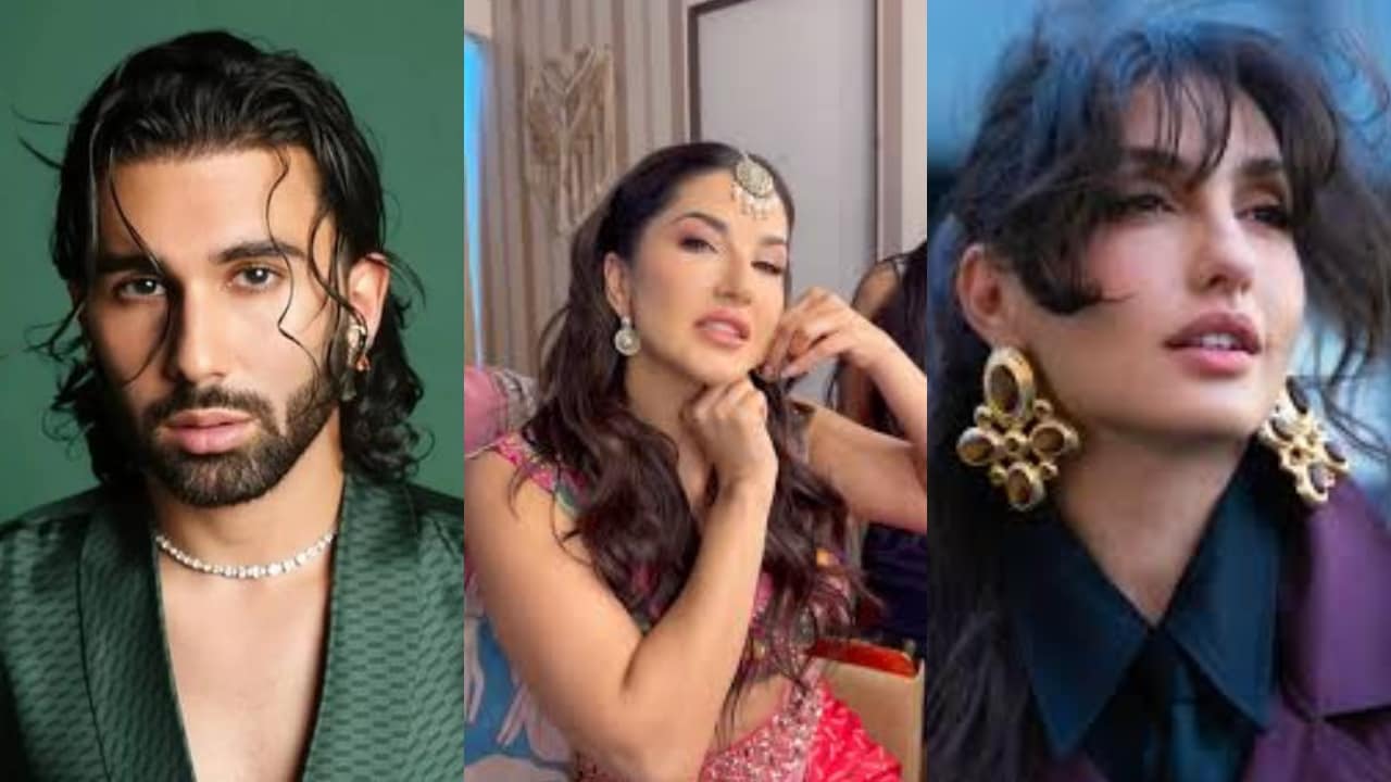 Orry, Sunny Leone and Nora Fatehi