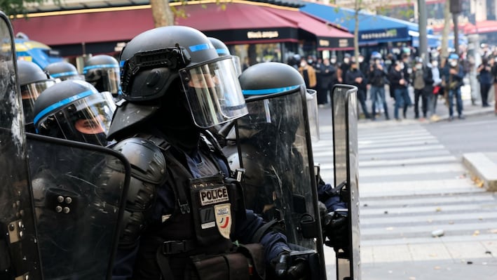 One dead, four injured in shooting near Paris; suspect arrested