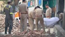 One dead as massive fire engulfs several food shops in Noida, six fire tenders deployed
