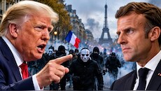 France protests turn violent: Nearly 1,000 arrested; Trump blames immigration, Macron hits back