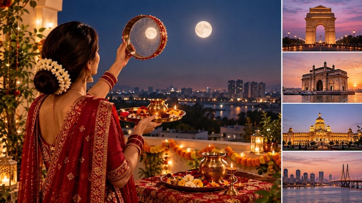 Karwa Chauth 2026 city-wise moonrise timings: Delhi, Mumbai, Bengaluru schedules & evening puja muhurat