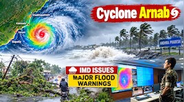 Cyclone Arnab hits Andhra Pradesh and Yanam coasts with 150 Kmph winds