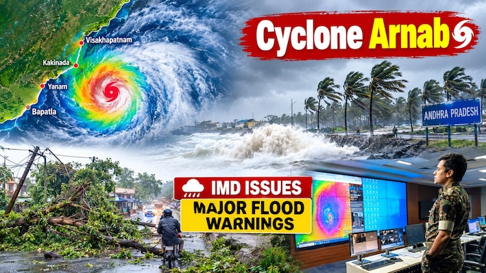 Cyclone Arnab hits Andhra Pradesh and Yanam coasts with 150 Kmph winds; IMD issues major flood warnings