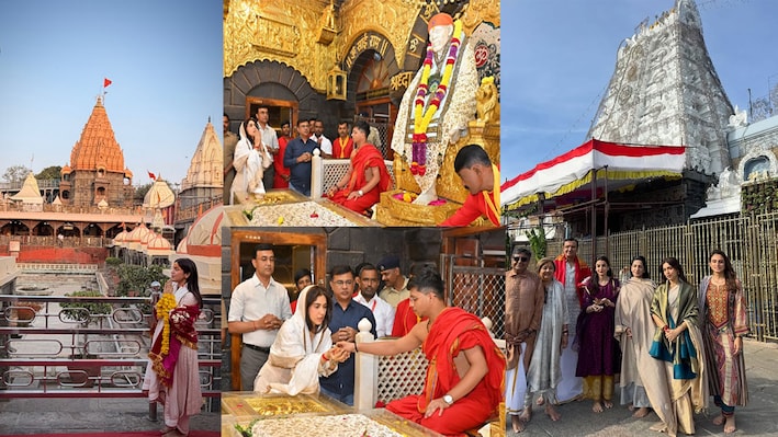 Bhumi Pednekar on spiritual sojourn; visits Shirdi Sai Baba temple & Tirupati temples after Mahakal visit - Video, Pics