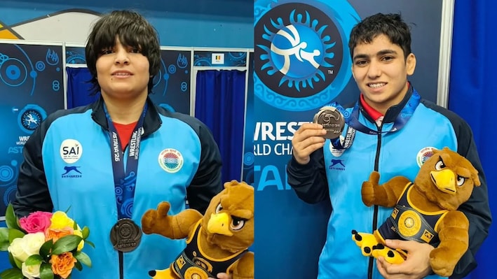 Kajal Dhochak, Neelam Sirohi win silver as Indian women make history at World Championships 2026