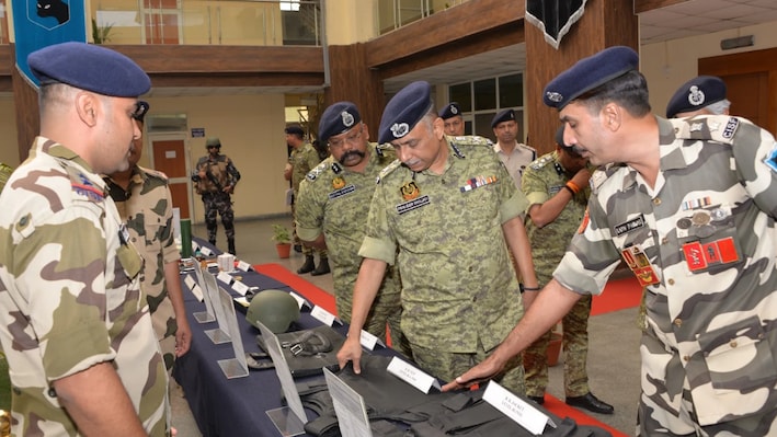 CISF DG Praveer Ranjan inaugurates sports facilities at Noida SSG campus, reviews operational preparedness