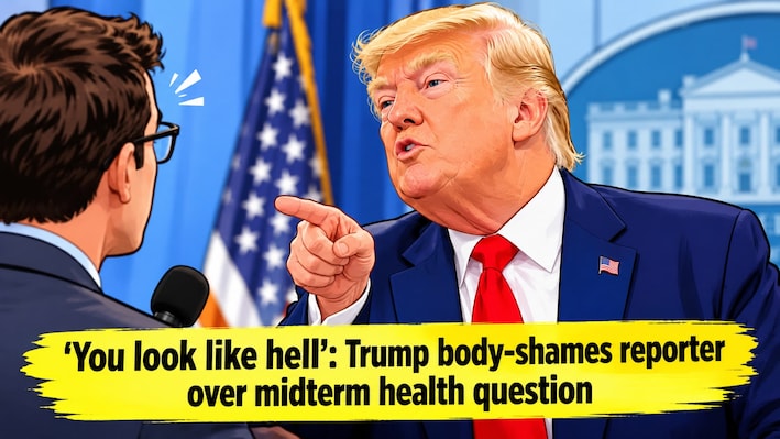 'You look like hell': Trump body-shames reporter over midterm health question