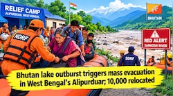 Bhutan lake outburst triggers mass evacuation in West Bengal's Alipurduar