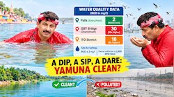 Manoj Tiwari claims Yamuna is clean, but what does the water data say?