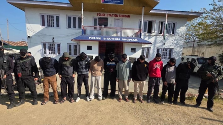 Shopian strike cripples jail-linked LeT/TRF cash pipeline: 10 arrested in multi-district operation