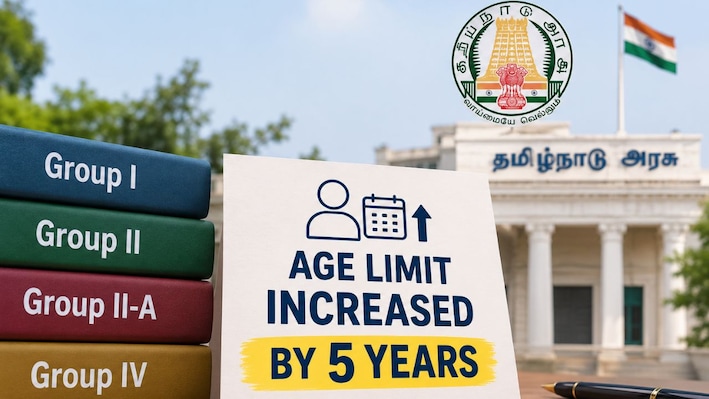 Tamil Nadu government jobs: Age limit raised by 5 years for group-I, II, II-A and IV posts