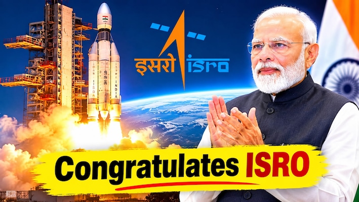 PM Modi congratulates ISRO on successful GSLV-F18 launch carrying NVS-03 satellite