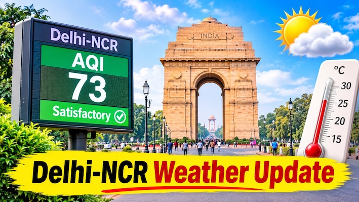 Delhi-NCR weather update: Air quality improves as AQI drops below 100; daytime temperatures plunge