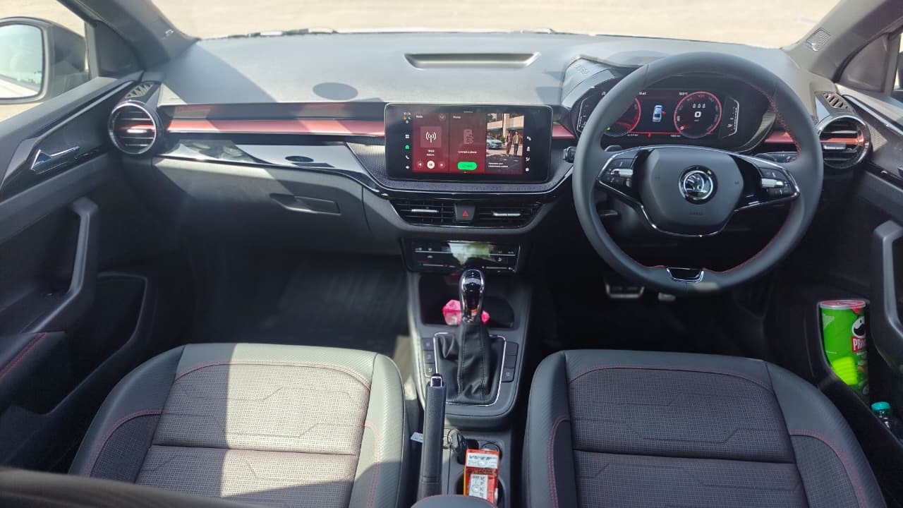 Skoda Slavia facelift cabin